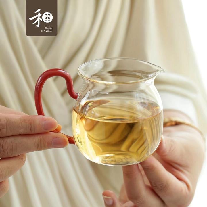 禾器禾器玻璃公道杯圆满美满茶海耐热高硼硅公杯高档小号分茶