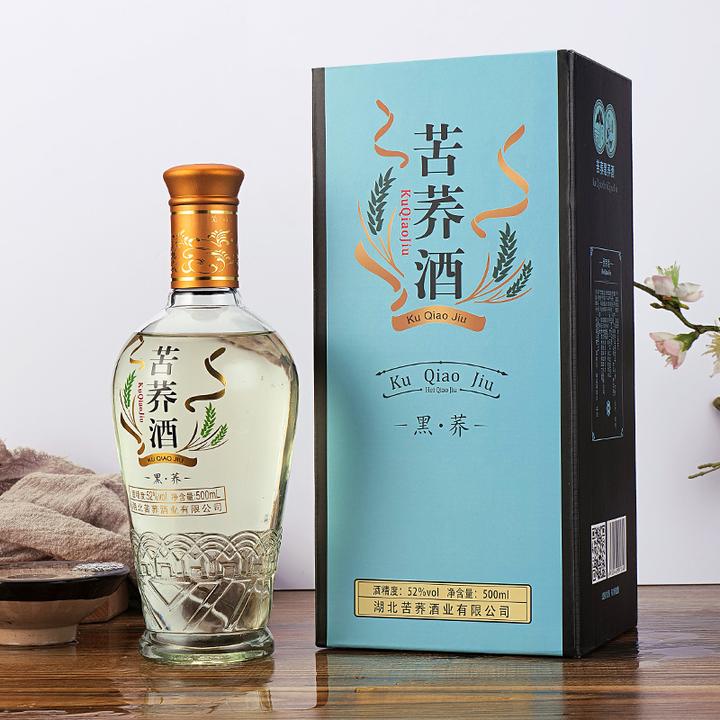 项妃醉湖北苦荞酒黑荞整箱白荞麦酒水送礼正品原装高档52度500