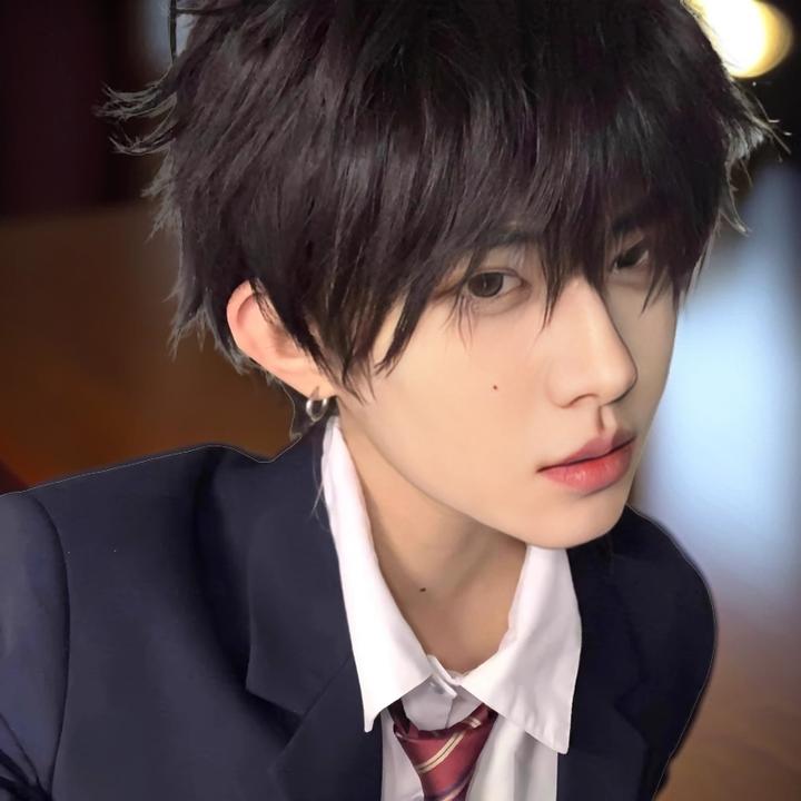 日常蓬松正太韩版帅气短发男士自然逼真cos日系少年感全头套假发