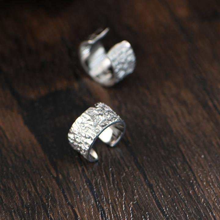 925银耳饰 无耳洞耳夹男女个性单只小众高级感创意不要耳洞耳骨夹