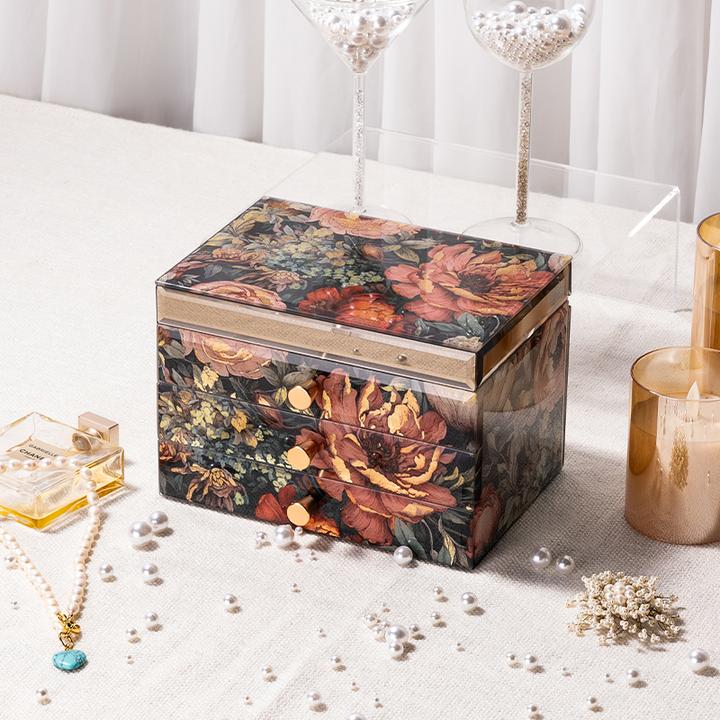 首饰盒/箱 新款首饰盒精致礼物送礼大容量首饰收纳高档首饰收纳盒