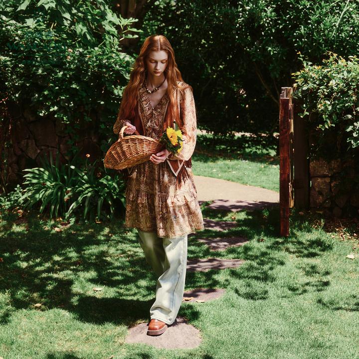 【异域风情】菀壹2024春季新款连衣裙Q13511431