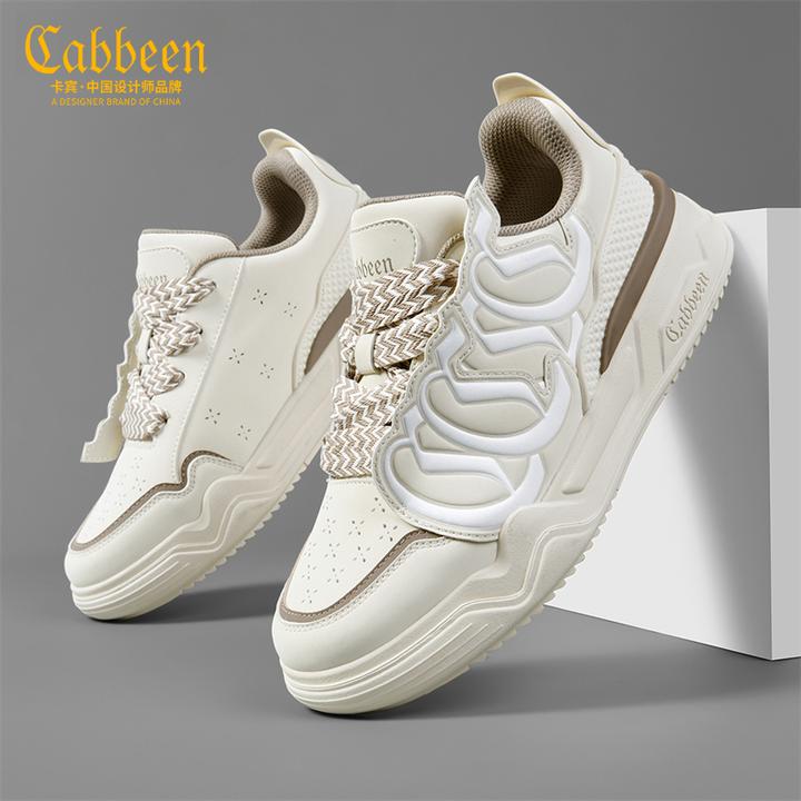 卡宾潮鞋板鞋男2024新款春季潮百搭男鞋低帮运动休闲鞋男士面包鞋