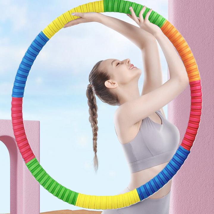 升级呼啦圈加重3/4/5斤男女呼啦圈锻炼健身护腰腰腹大尺寸呼啦圈