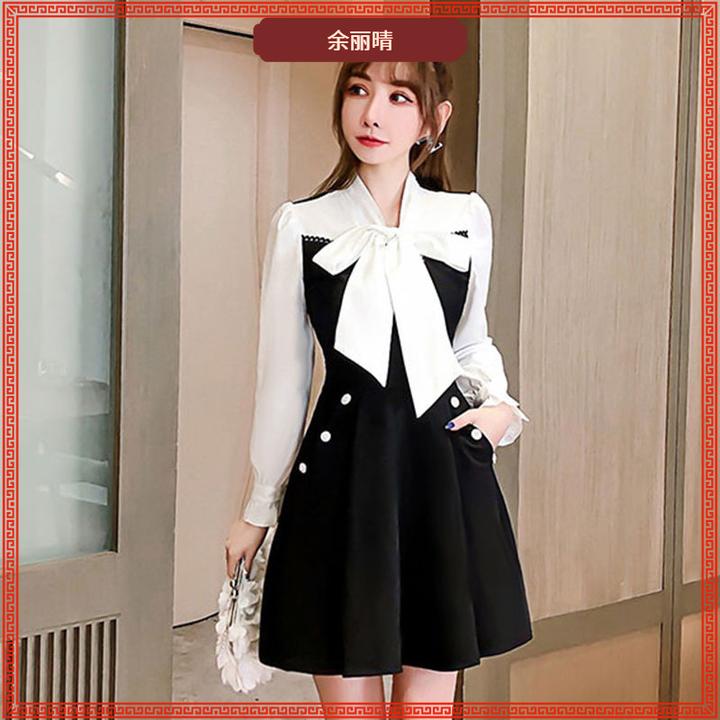 II2024新款连衣裙显瘦感小香风拼接小个子气质裙子III