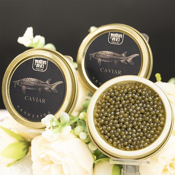 10年鱼龄正宗鲟鱼鱼子酱渔场源头直发鱼子酱即食早餐搭配10克/盒