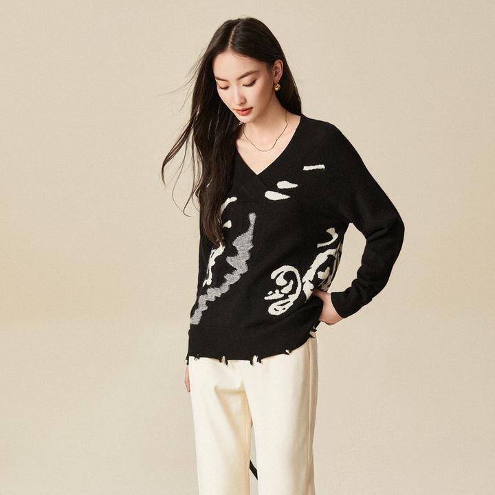 XG雪歌毛针织衫XJ411077B693