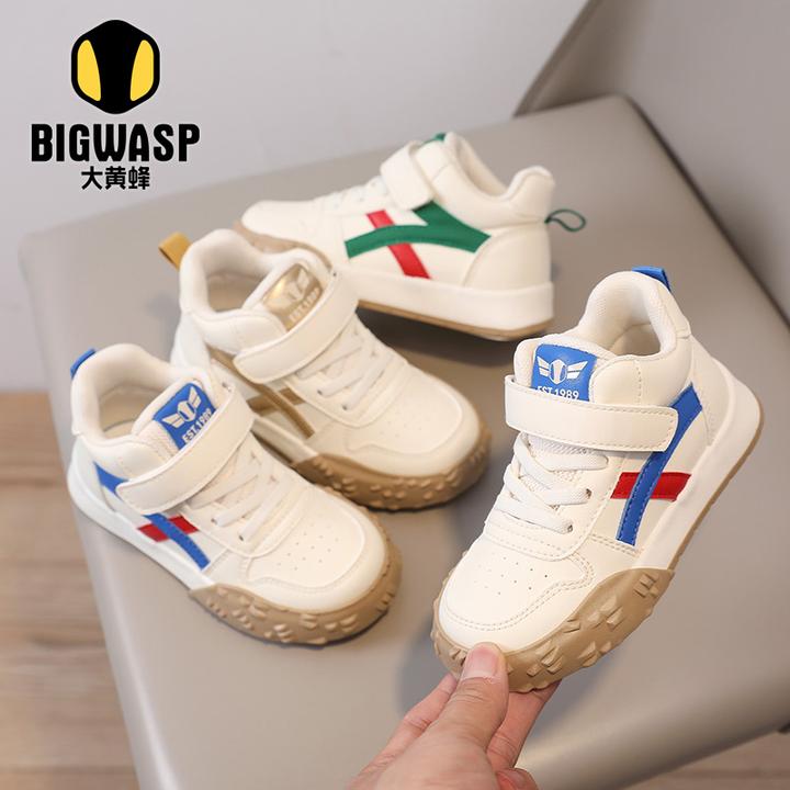 大黄蜂儿童板鞋2024秋季新款防滑耐磨跑步鞋男女童鞋子百搭儿童鞋