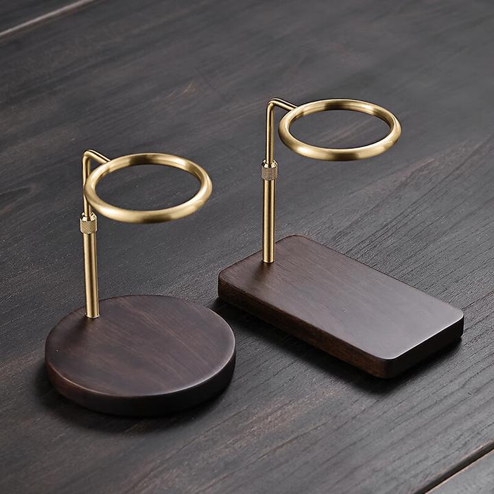 泡茶支架玻璃公道杯易泡架懒人冲茶器架子茶漏茶具茶滤零配件