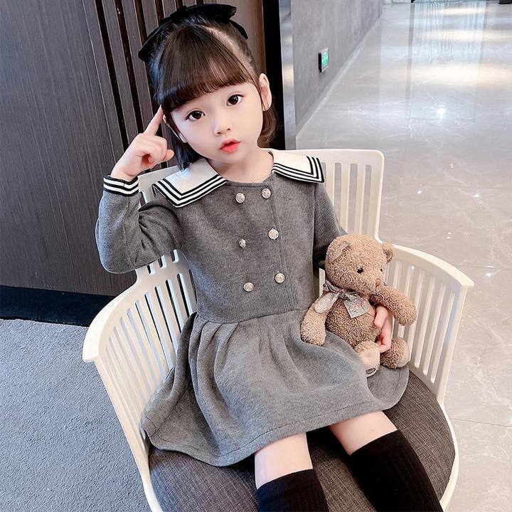 小童裙子秋季女童连衣裙2025新款洋气女宝宝秋装儿童公主裙甜美