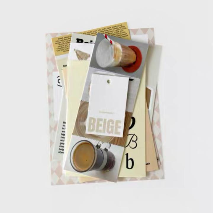 韩国daindemoon同款奶茶贴纸包夏日主题手帐拼贴素材包拍照道具贴