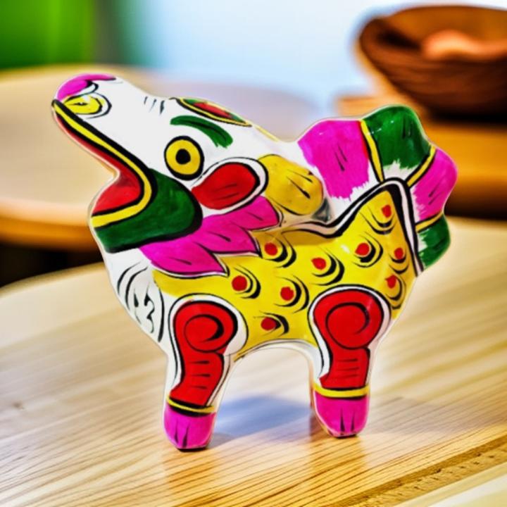 【生肖守岁泥塑-老师推荐】2026马年陕西凤翔正品十二生肖手工泥塑