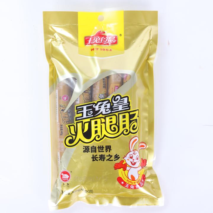 【九歌专属】玉兔皇肉粒多营养美食油炸酥脆烧烤小零食400g袋装