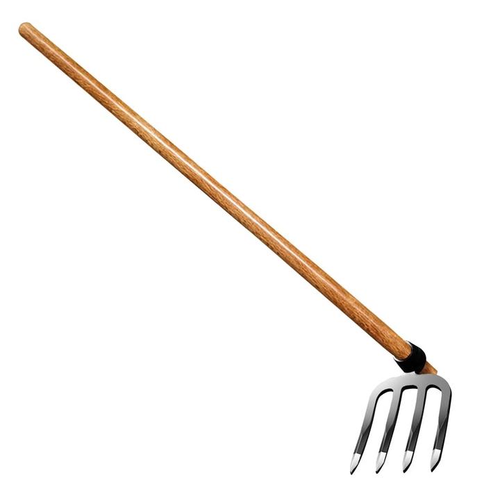 大钉耙子精致松土锄宽齿农用工具挖地加厚铁齿耙园艺扒子翻地全钢