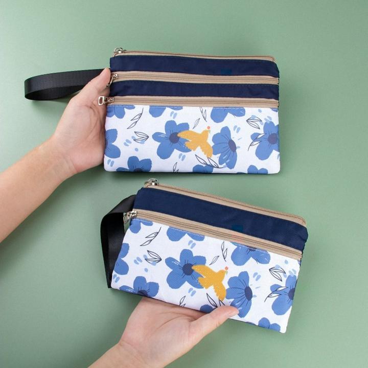 手机袋子女手拿包手腕小布袋手提散步放充电宝零钱装手机的小包包