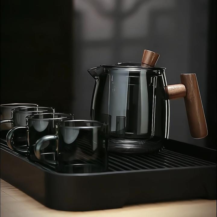玻璃泡茶壶单壶过滤茶水分离耐高温壶日式功夫茶具花茶壶家用