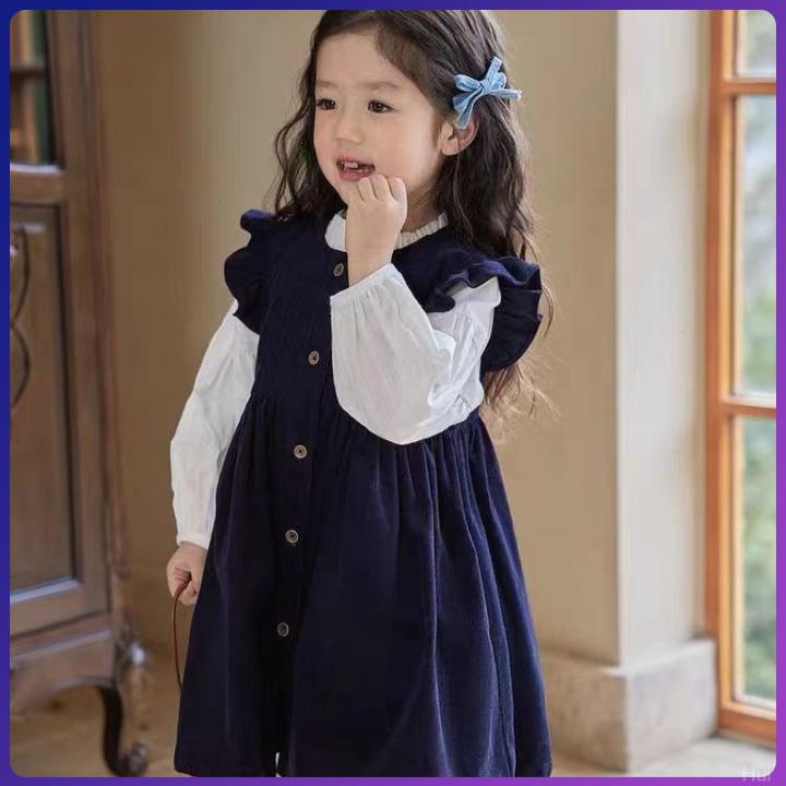 女童连衣裙两件套女童秋季套装裙子女童秋季连衣裙2024新款春秋女