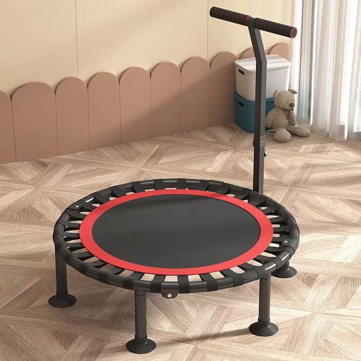 通用健身加粗室内蹦蹦床小型跳跳床家庭小孩大人弹跳床可折叠蹦床