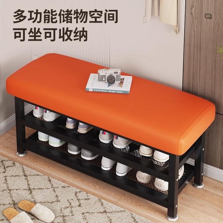 换鞋凳家用门口鞋架可坐式鞋柜一体坐凳入户软包坐垫穿鞋凳进门凳