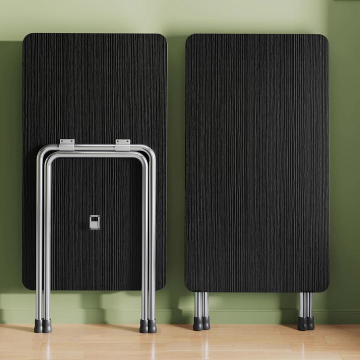 可折叠桌简易小桌子餐桌家用小户型出租屋吃饭桌子便携长方形饭桌