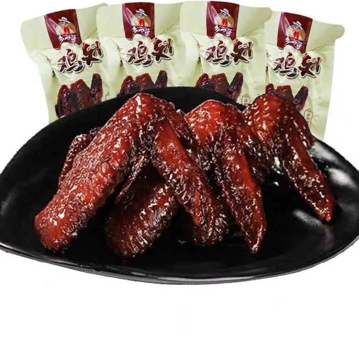 乡吧哥蜜汁鸡翅福鼎风味蜜制鸡翅膀佬卤味零食整箱礼盒乡巴哥新鲜