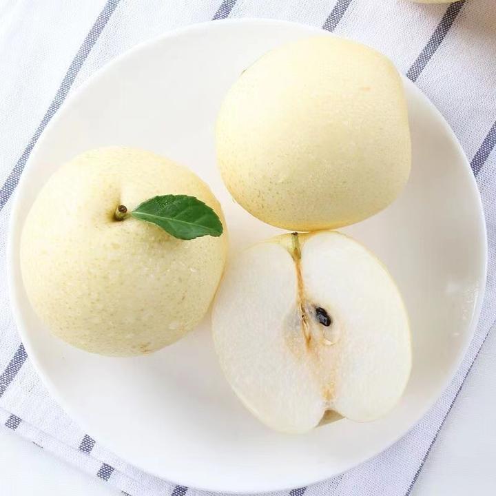 皇冠梨河北皇冠梨梨子礼盒装送人水果批发整箱产地直发