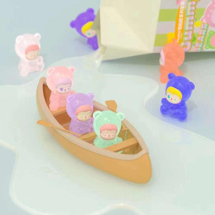 【拆盒】小熊软糖mumu熊粒粒盲袋盲盒潮玩具可爱少女心手办公仔摆件