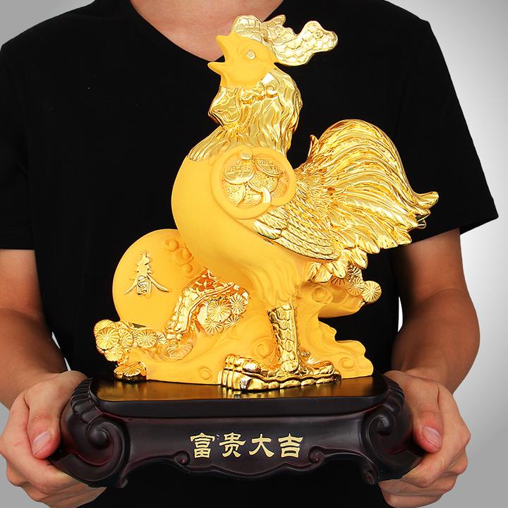 十二生肖 大吉大利雄鸡摆件 客厅办公室家居创意装饰吉祥风水摆设