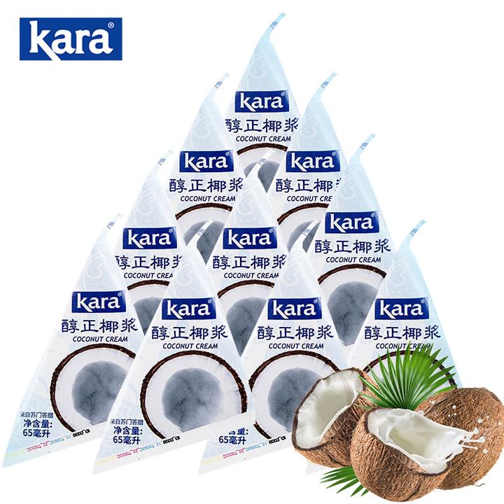 kara佳乐椰浆小包装家用甜品原料生椰椰奶椰汁西米露烘焙咖喱