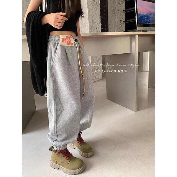 k24539女童长裤儿童新款2025春秋款洋气时髦中大童休闲运动裤潮