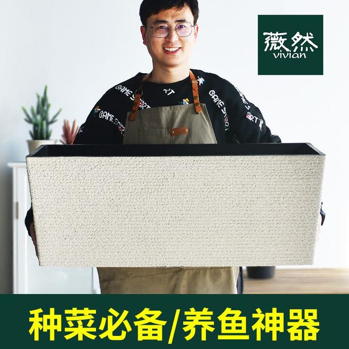 户外景观塑料花槽特大号庭院马槽盆室内特大号花盆发财树大号花箱