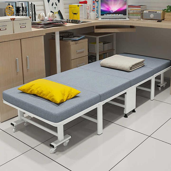折叠床单人床办公室午休神器躺椅医院陪护床简易便携式行军午睡床