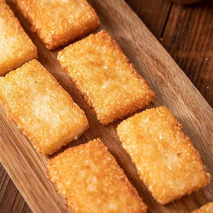安徽特产粢饭糕咸味半成品油炸类早餐代餐速食材糯米糍粑上海风味
