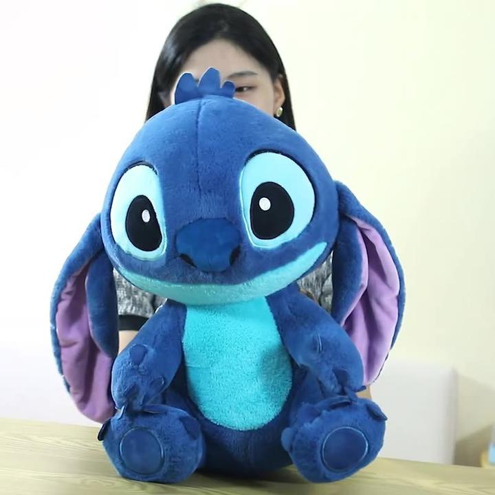 可爱史迪仔卡通毛绒玩具柔软兔毛绒儿童节礼物治愈系公仔娃娃