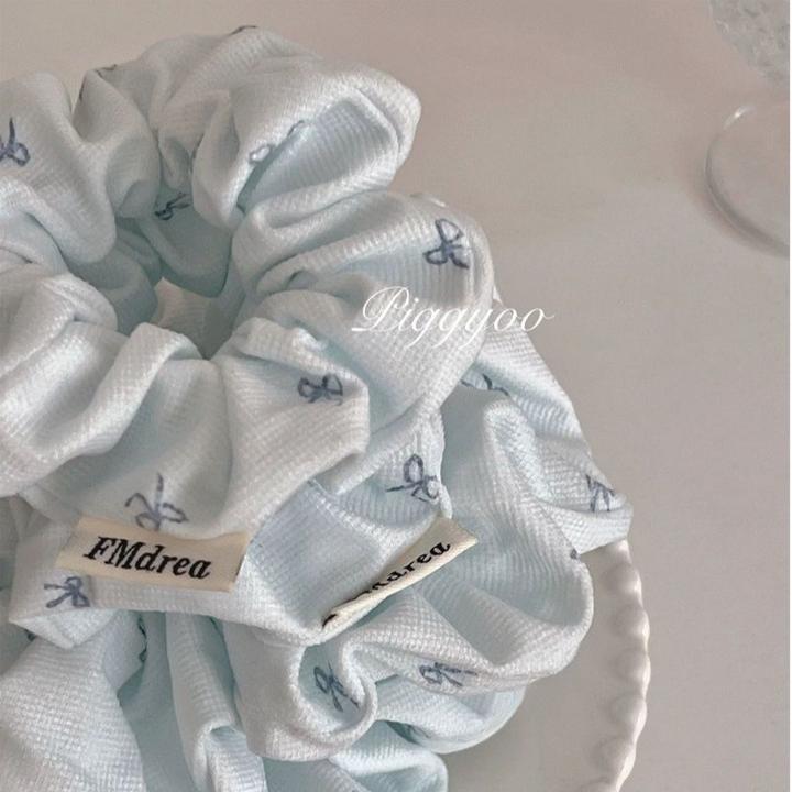 浅薄荷奶绿温柔蝴蝶结大肠发圈日韩ins新款甜美仙女气质清新发绳