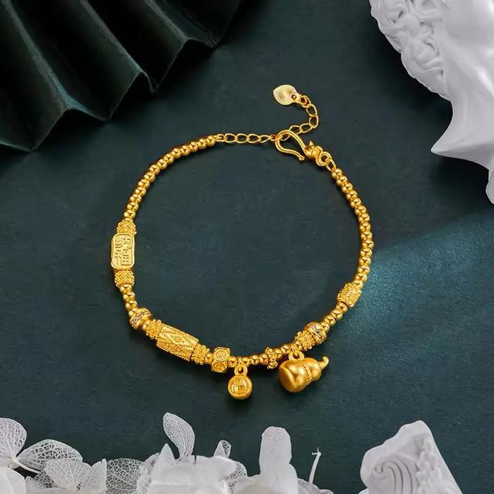 合金手链葫芦纳福女款蹦迪轻奢小众精致首饰时尚百搭饰品