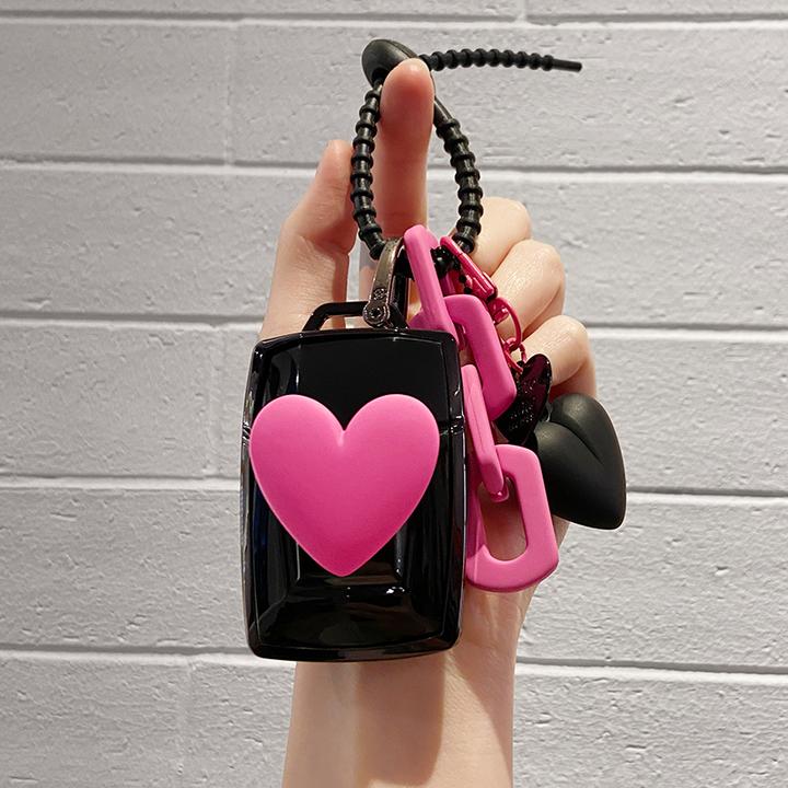 黑色爱心图案坦克300钥匙套2022/24款500hi4t汽车壳400扣女士三百