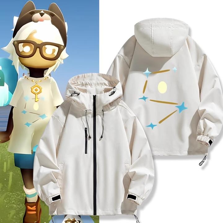 光遇SKY游戏联名周边五周年星星外套男女秋冬休闲宽松防寒冲锋衣
