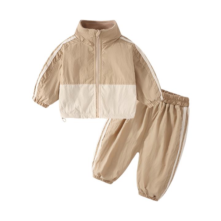 【8/8上新价】【三防冲锋套装】婴儿衣服男童外套运动套装小童上衣h8