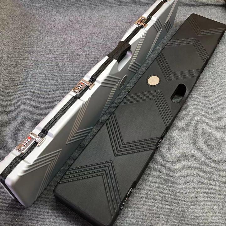 零度彩虹台球杆盒 九球杆密码箱便携球盒密码箱3/4分体密码箱杆箱