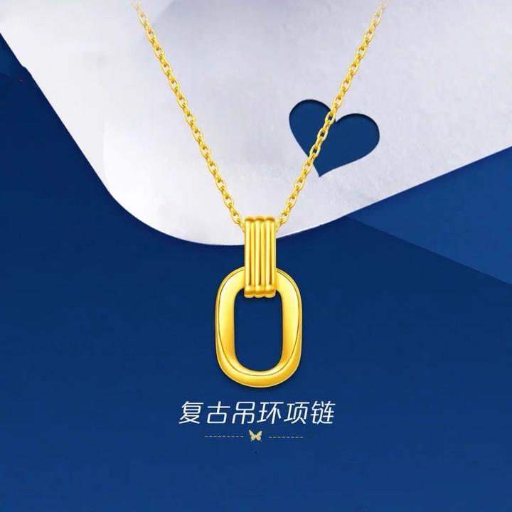 钛钢吊坠 项链女锁骨链百搭时尚轻奢小众ins颈链吊坠送女友礼物
