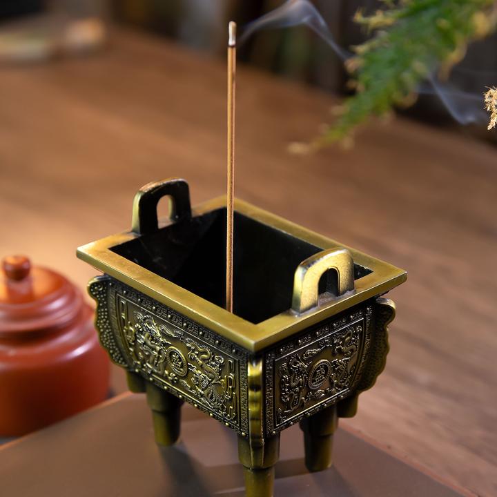 盛世龙鼎  鼎盛春秋 线香可用 配香插 观云工艺器物手工制作