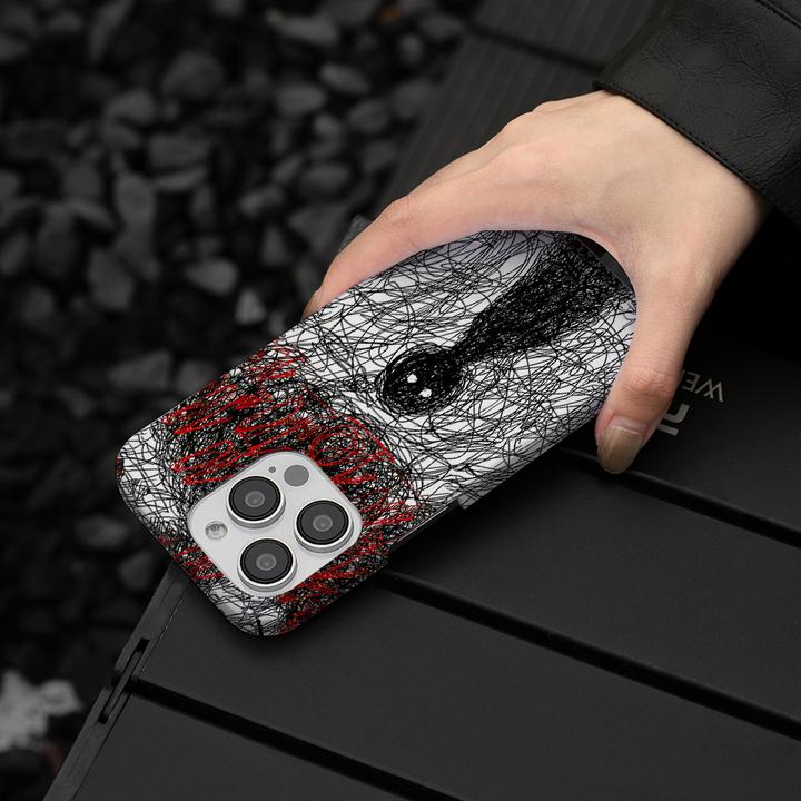 思绪杂乱苹果15promax小众手机壳iPhone14复古菲林13高级感12安卓