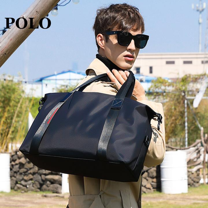 POLO男款旅行包多功能户外轻便行李包女包健身包斜挎包手提登机包