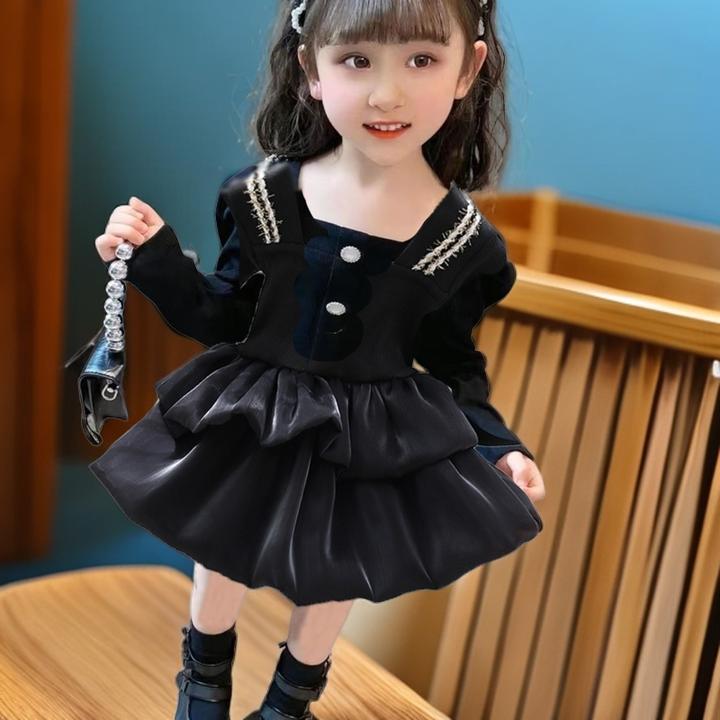 女童礼服小女孩一周岁生日抓周宝宝高端岁宴婴儿童装公主连衣裙子