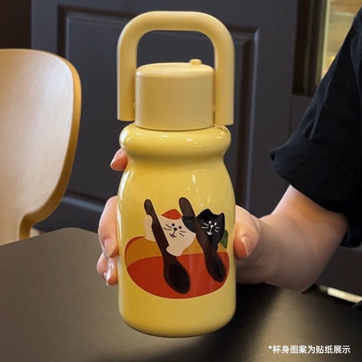 章鱼小姐的杯子小奶杯随行咖啡保温杯女高颜值便携316不锈钢水杯