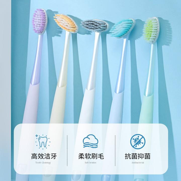 【众擎】360度旋转牙刷巴氏刷牙法高档礼盒装独立洁牙软毛牙刷软刷