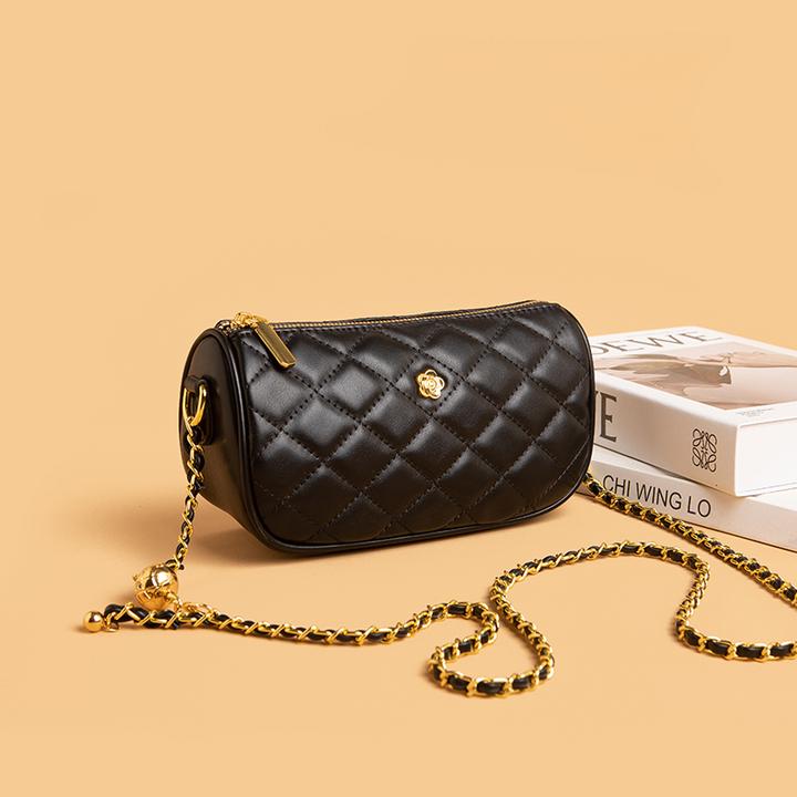 米琦袋鼠女士简约小包包斜挎包2025新款韩版洋气百搭高级感单肩包