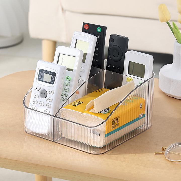 纸巾盒客厅桌面茶几遥控器收纳盒高档亚克力多功能抽纸储物盒子