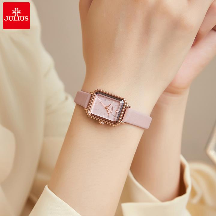 聚利时手表女款2025新款女士表小众简约气质方表小巧精致防水1231